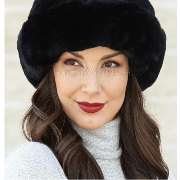 Lamo Accessories - Lamo Black Australian Genuine Sheepskin Hat